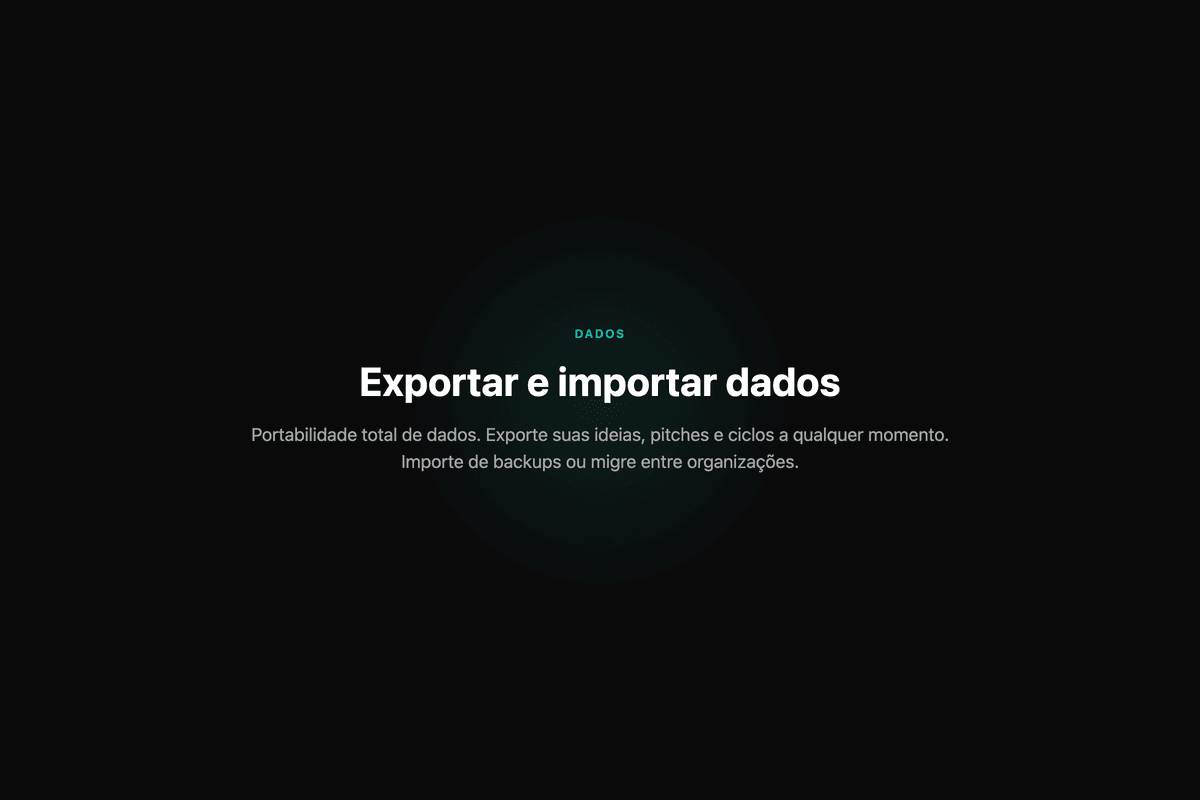 Data export and import